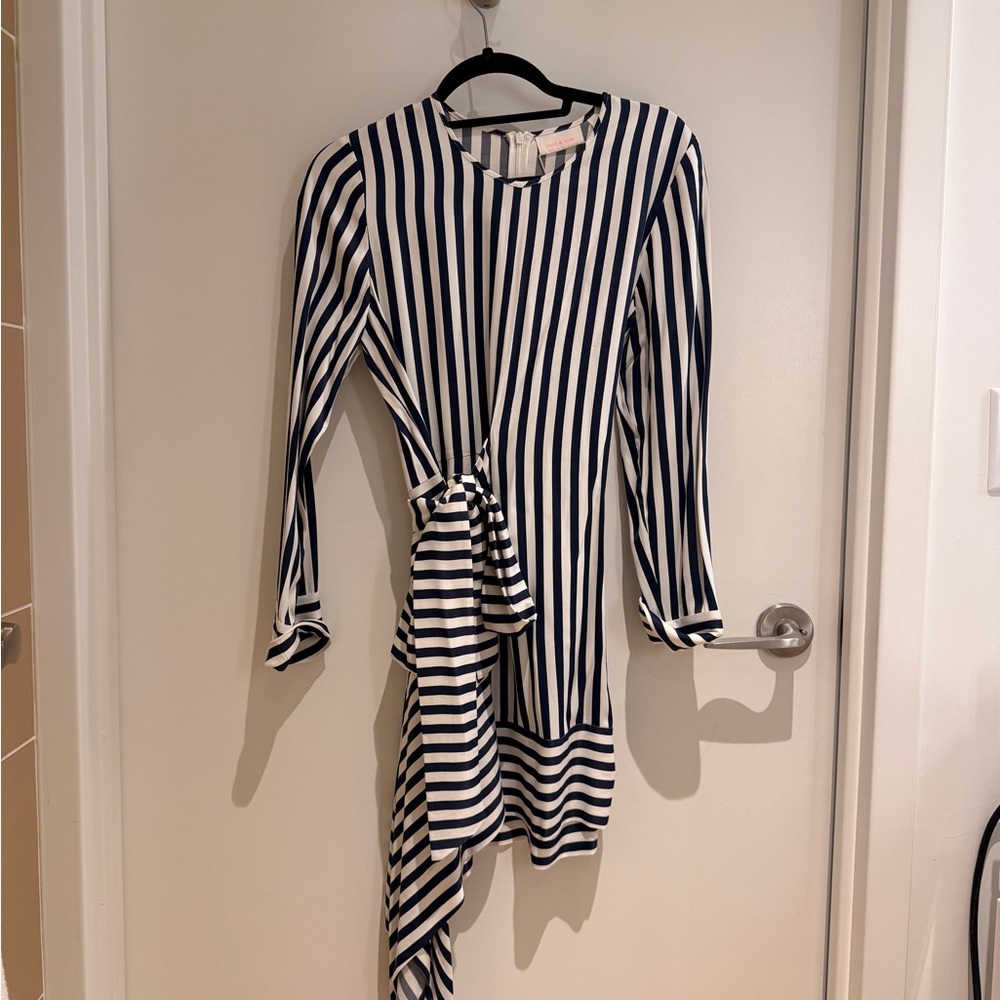 sass & bide Striped Long-Sleeve Dress